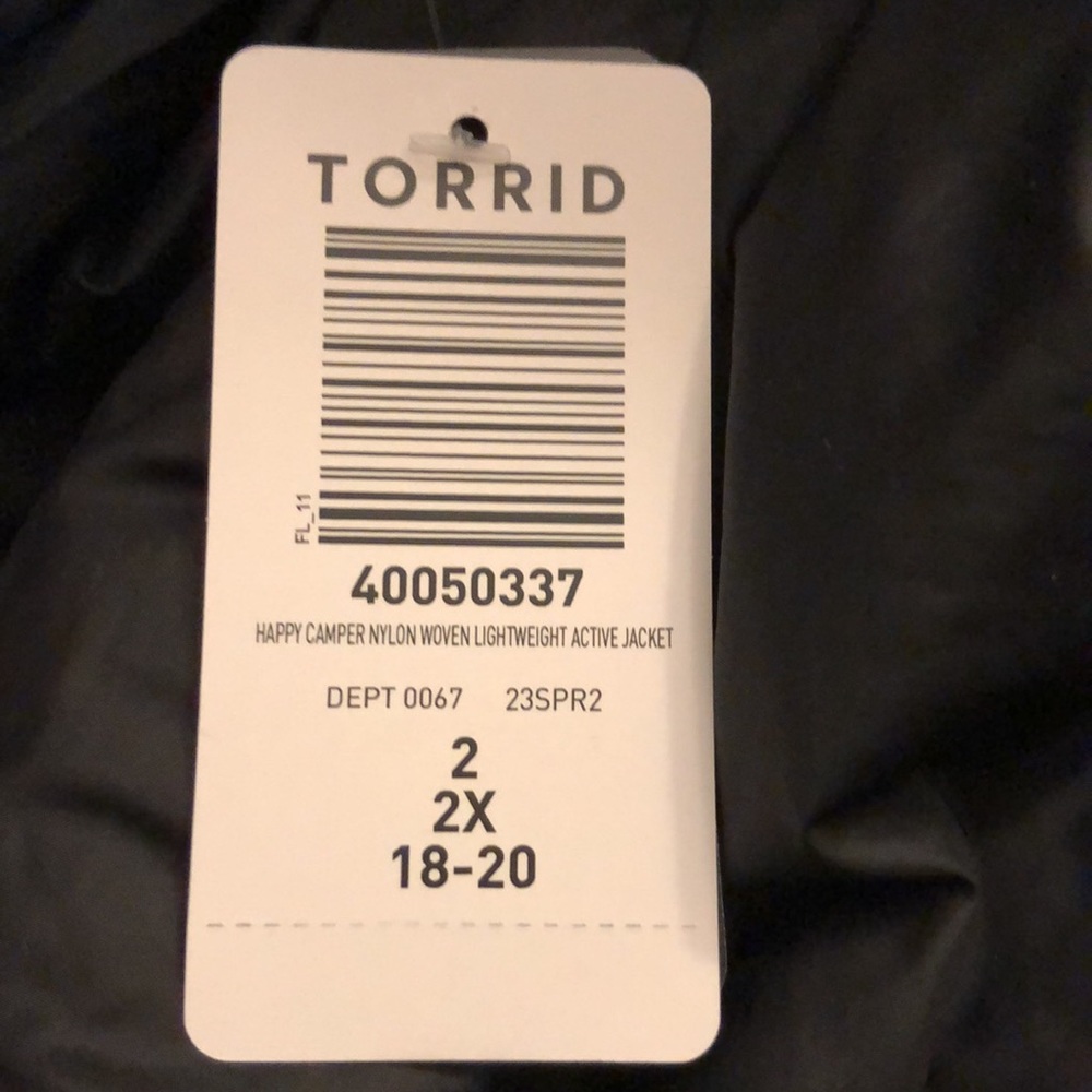 Torrid Happy Camper Lightweight Active Jacket - Picture 15 of 16